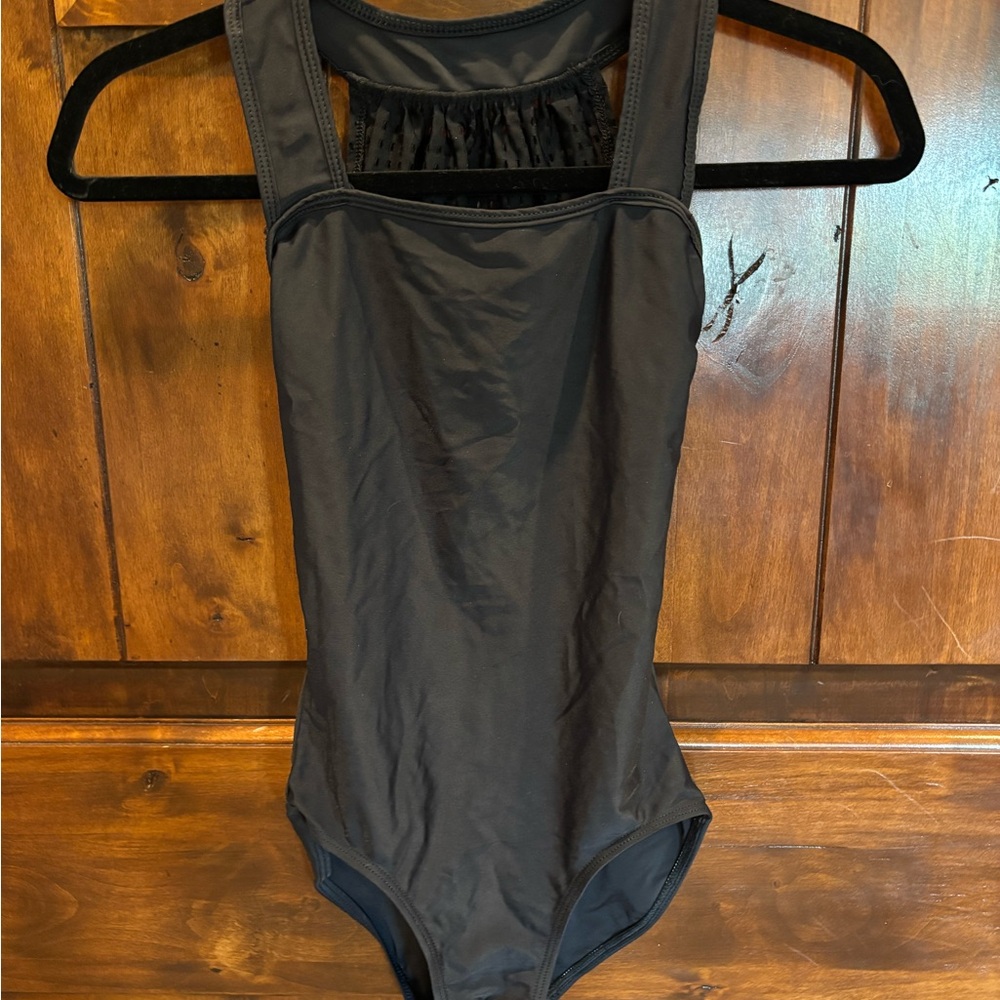 🩰 Square Neck Jule Dancewear Black Ballet Leotard